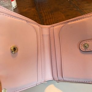 pink  Kate spade leather wallet